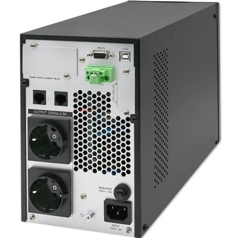QOLTEC ZASILACZ AWARYJNY UPS 1KVA | 1000W | POWER FACTOR 1.0 | LCD | EPO | USB | ON-LINE QOLTEC ZASILACZ AWARYJNY UPS 1KVA | 1000W | POWER FACTOR 1.0 | LCD | EPO | USB | ON-LINE
