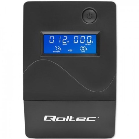 QOLTEC ZASILACZ AWARYJNY UPS 850VA | 480W | LCD | USB | RJ45 QOLTEC ZASILACZ AWARYJNY UPS 850VA | 480W | LCD | USB | RJ45