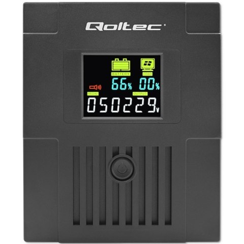 QOLTEC ZASILACZ AWARYJNY UPS LINE INTERACTIVE | MONOLITH | 2000VA | 1200W | LCD | USB QOLTEC ZASILACZ AWARYJNY UPS LINE INTERACTIVE | MONOLITH | 2000VA | 1200W | LCD | USB