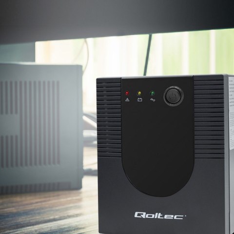QOLTEC ZASILACZ AWARYJNY UPS LINE INTERACTIVE MONOLITH | 2000VA | 1200W QOLTEC ZASILACZ AWARYJNY UPS LINE INTERACTIVE MONOLITH | 2000VA | 1200W