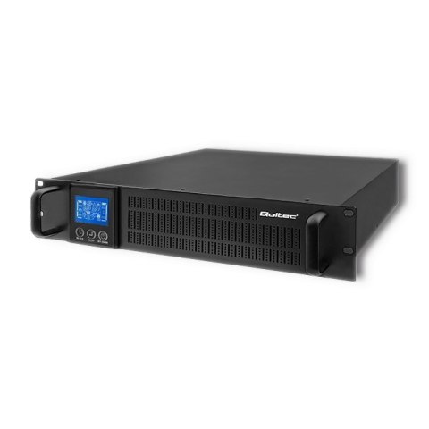 QOLTEC ZASILACZ AWARYJNY UPS RACK | 1KVA | 800W | LCD QOLTEC ZASILACZ AWARYJNY UPS RACK | 1KVA | 800W | LCD