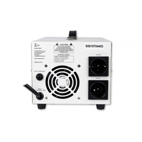Stabilizator napiecia AVR PRO 3000VA 3% SERVO Stabilizator napiecia AVR PRO 3000VA 3% SERVO