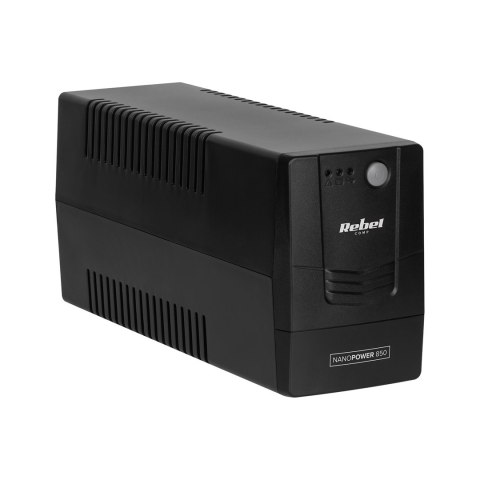 Zasilacz awaryjny komputerowy UPS REBEL Nanopower 850 ( offline, 850VA / 480W , 230 V , 50Hz ) Zasilacz awaryjny komputerowy UPS REBEL Nanopower 850 ( offline, 850VA / 480W , 230 V , 50Hz )