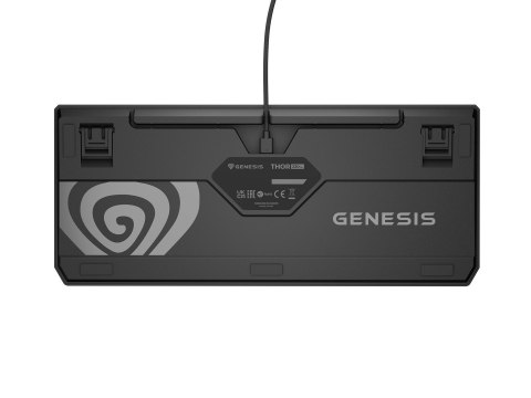 GENESIS THOR 230 TKL klawiatura Gaming USB + RF Wireless + Bluetooth QWERTY Czarny, Niebieski, Szary, Pomarańczowy GENESIS THOR 230 TKL klawiatura Gaming USB + RF Wireless + Bluetooth QWERTY Czarny, Niebieski, Szary, Pomarańczowy