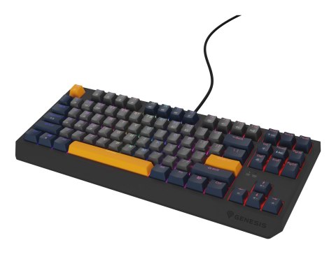 GENESIS Thor 230 TKL klawiatura Gaming USB QWERTY Angielski Niebieski GENESIS Thor 230 TKL klawiatura Gaming USB QWERTY Angielski Niebieski