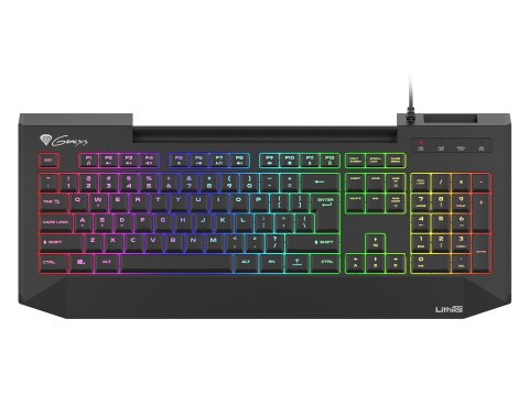 Klawiatura dla graczy Genesis Lith 400 RGB US podświetlenie X-Scissor Software SLIM Klawiatura dla graczy Genesis Lith 400 RGB US podświetlenie X-Scissor Software SLIM