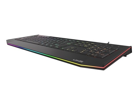 Klawiatura dla graczy Genesis Lith 400 RGB US podświetlenie X-Scissor Software SLIM Klawiatura dla graczy Genesis Lith 400 RGB US podświetlenie X-Scissor Software SLIM