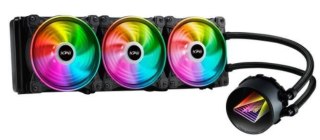 XPG LEVANTE X 360 Procesor Zestaw do chłodzenia płynami 12 cm Czarny