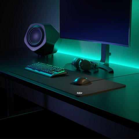 Steelseries podkładka pod mysz QcK XXL 900x400x4mm (miękka tkanina czarna) Steelseries podkładka pod mysz QcK XXL 900x400x4mm (miękka tkanina czarna)