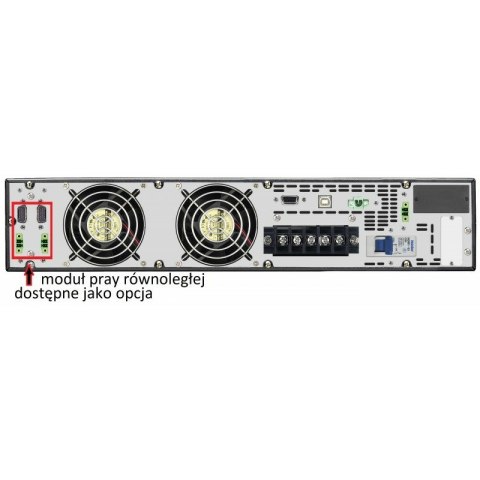 Zasilacz awaryjny ORVALDI VR10K on-line 2U LCD 10kVA/10kW (sam moduł mocy) Zasilacz awaryjny ORVALDI VR10K on-line 2U LCD 10kVA/10kW (sam moduł mocy)