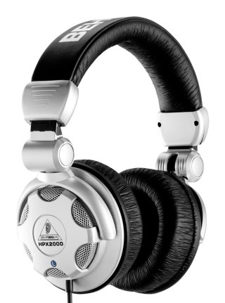 Behringer HPX2000 słuchawki/zestaw słuchawkowy Przewodowa Muzyka Czarny, Srebrny