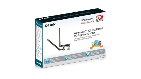 D-Link DWA-582 karta sieciowa Wewnętrzny WLAN 867 Mbit/s D-Link DWA-582 karta sieciowa Wewnętrzny WLAN 867 Mbit/s