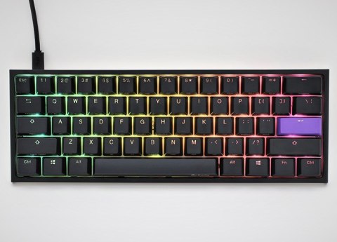 Ducky One 2 Mini RGB klawiatura Gaming USB US English Czarny Ducky One 2 Mini RGB klawiatura Gaming USB US English Czarny