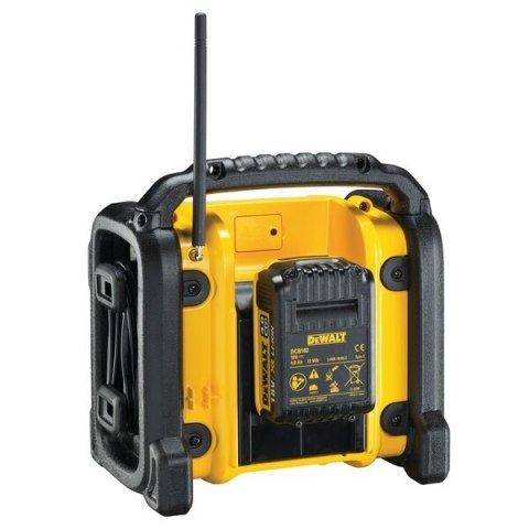 DeWALT DCR020-QW radio Przenośny Cyfrowy Czarny, Żółty DeWALT DCR020-QW radio Przenośny Cyfrowy Czarny, Żółty