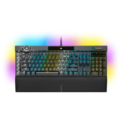 Klawiatura Gamingowa Corsair K100 RGB, Corsair OPX, LED RGB - Czarna Klawiatura Gamingowa Corsair K100 RGB, Corsair OPX, LED RGB - Czarna