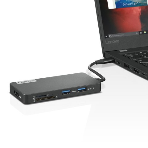 Lenovo GX90T77924 stacja dokująca USB 3.2 Gen 1 (3.1 Gen 1) Type-C Szary Lenovo GX90T77924 stacja dokująca USB 3.2 Gen 1 (3.1 Gen 1) Type-C Szary