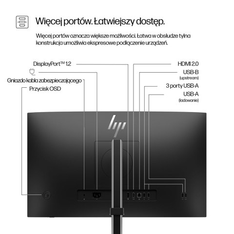 MONITOR HP LED 23,8" S5 Pro 524pf (9D9L6A5) MONITOR HP LED 23,8" S5 Pro 524pf (9D9L6A5)