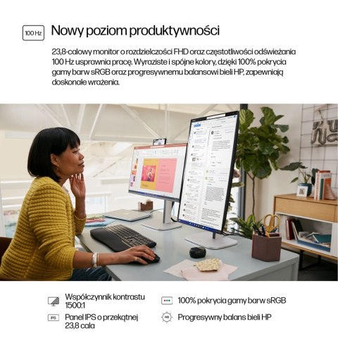 MONITOR HP LED 23,8" S5 Pro 524pf (9D9L6A5) MONITOR HP LED 23,8" S5 Pro 524pf (9D9L6A5)