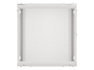 LANBERG SZAFA WISZĄCA RACK 19" 12U 600X450 DRZWI METALOWE SZARA (FLAT PACK) WF01-6412-00S