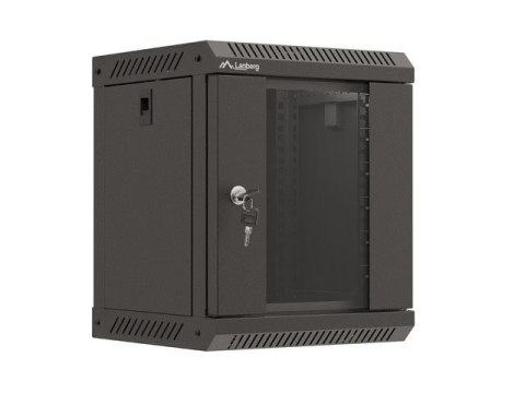 Lanberg WF11-3306-10B stojak 6U Szafa wisząca Czarny Lanberg WF11-3306-10B stojak 6U Szafa wisząca Czarny