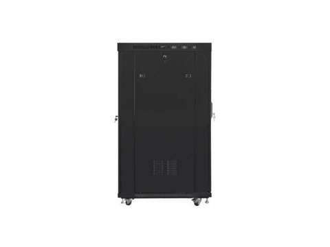 SZAFA INSTALACYJNA RACK STOJĄCA 19" 22U 800X1000 CZARNA DRZWI PERFOROWANE LCD LANBERG (FLAT PACK) V2 SZAFA INSTALACYJNA RACK STOJĄCA 19" 22U 800X1000 CZARNA DRZWI PERFOROWANE LCD LANBERG (FLAT PACK) V2