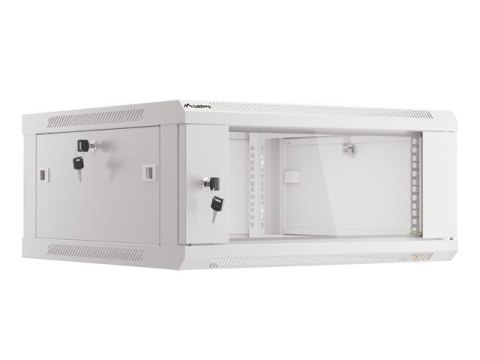 Szafa Rack Lanberg WF01-6604-10S (4U; 280mm / 600mm / 600 mm; wisząca; Szklane; 19''; kolor szary) Szafa Rack Lanberg WF01-6604-10S (4U; 280mm / 600mm / 600 mm; wisząca; Szklane; 19''; kolor szary)