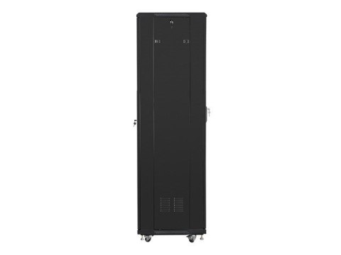 Szafa jednosekcyjna, zamykana na zamek Lanberg FF01-6642-12B (42U; 19''; 2050mm / 600mm / 600 mm; stojąca; Pełne, Szklane; 800 k Szafa jednosekcyjna, zamykana na zamek Lanberg FF01-6642-12B (42U; 19''; 2050mm / 600mm / 600 mm; stojąca; Pełne, Szklane; 800 k