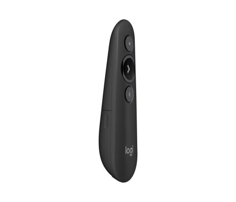 Wskaźnik laserowy Logitech R500s (910-005843) pilot bezprzewodowy Bluetooth/RF Grafitowy Wskaźnik laserowy Logitech R500s (910-005843) pilot bezprzewodowy Bluetooth/RF Grafitowy