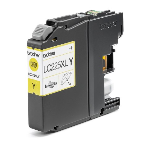 Brother LC-225XLY nabój z tuszem 1 szt. Oryginalny Wysoka (XL) wydajność Żółty