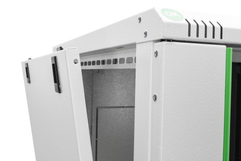Digitus Szafa sieciowa wisząca DYNAmic 19" 16U rack 600x450, drzwi szyba, szary, niedzielona, złożona, 60kg Digitus Szafa sieciowa wisząca DYNAmic 19" 16U rack 600x450, drzwi szyba, szary, niedzielona, złożona, 60kg