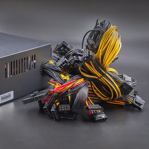 QOLTEC ZASILACZ ATX 1800W | 80 PLUS PLATINUM | GAMING MINER QOLTEC ZASILACZ ATX 1800W | 80 PLUS PLATINUM | GAMING MINER