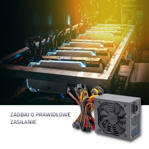 QOLTEC ZASILACZ ATX 1800W | 80 PLUS PLATINUM | GAMING MINER QOLTEC ZASILACZ ATX 1800W | 80 PLUS PLATINUM | GAMING MINER