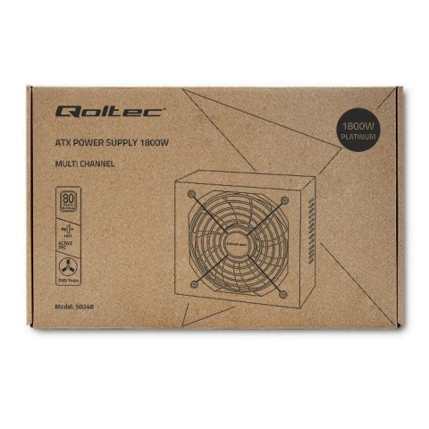 QOLTEC ZASILACZ ATX 1800W | 80 PLUS PLATINUM | GAMING MINER QOLTEC ZASILACZ ATX 1800W | 80 PLUS PLATINUM | GAMING MINER