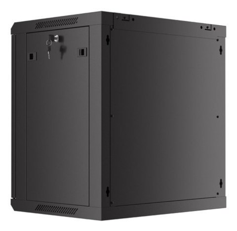 SZAFA INSTALACYJNA RACK WISZĄCA 19" 12U 600X450 CZARNA DRZWI PERFOROWANE LANBERG (FLAT PACK) SZAFA INSTALACYJNA RACK WISZĄCA 19" 12U 600X450 CZARNA DRZWI PERFOROWANE LANBERG (FLAT PACK)