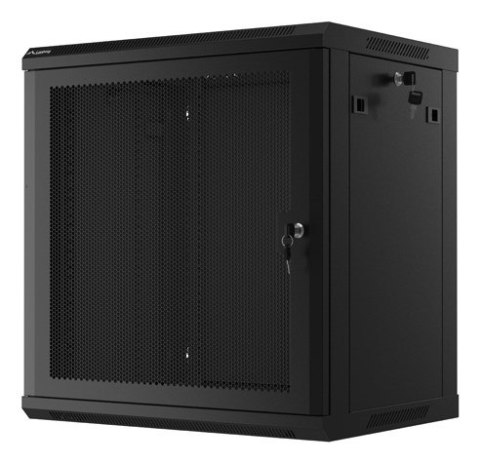 SZAFA INSTALACYJNA RACK WISZĄCA 19" 12U 600X450 CZARNA DRZWI PERFOROWANE LANBERG (FLAT PACK) SZAFA INSTALACYJNA RACK WISZĄCA 19" 12U 600X450 CZARNA DRZWI PERFOROWANE LANBERG (FLAT PACK)