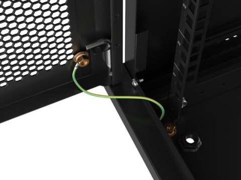 SZAFA INSTALACYJNA RACK WISZĄCA 19" 12U 600X450 CZARNA DRZWI PERFOROWANE LANBERG (FLAT PACK) SZAFA INSTALACYJNA RACK WISZĄCA 19" 12U 600X450 CZARNA DRZWI PERFOROWANE LANBERG (FLAT PACK)