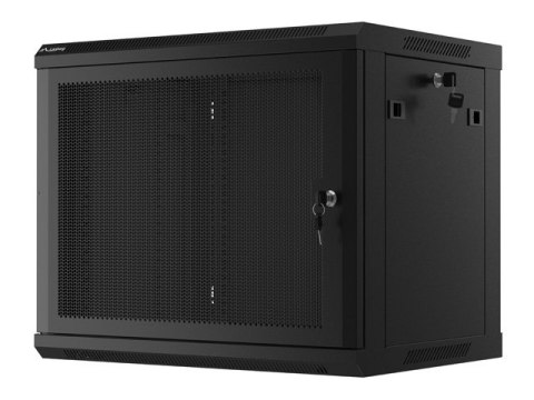 SZAFA INSTALACYJNA RACK WISZĄCA 19" 9U 600X450 CZARNA DRZWI PERFOROWANE LANBERG (FLAT PACK) SZAFA INSTALACYJNA RACK WISZĄCA 19" 9U 600X450 CZARNA DRZWI PERFOROWANE LANBERG (FLAT PACK)