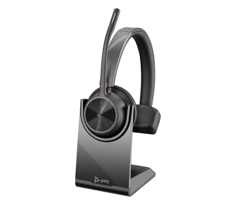 POLY Zestaw słuchawkowy Voyager 4310 z certyfikatem Microsoft Teams + adapter BT700 + stacja ładująca