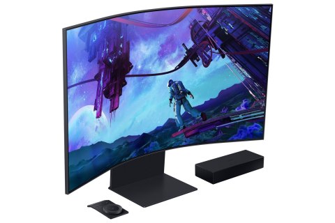Samsung G97NC monitor komputerowy 139,7 cm (55") 3840 x 2160 px 4K Ultra HD LED Czarny Samsung G97NC monitor komputerowy 139,7 cm (55") 3840 x 2160 px 4K Ultra HD LED Czarny