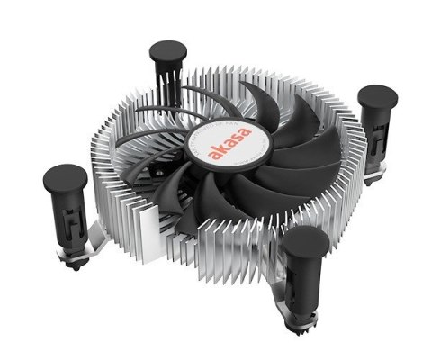 Akasa AK-CC6601EP01 system chłodzenia komputerów Procesor Radiator 7,5 cm Aluminium, Czarny 1 szt. Akasa AK-CC6601EP01 system chłodzenia komputerów Procesor Radiator 7,5 cm Aluminium, Czarny 1 szt.