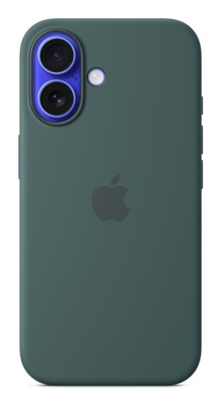 Etui Apple z MagSafe | Jabłko | iPhone'a 16 | Silikon | Jezioro Zielone