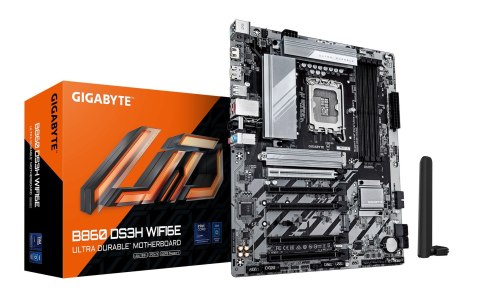 GIGABYTE B860 DS3H WIFI6E płyta główna Intel B860 LGA 1851 (Socket V1) ATX GIGABYTE B860 DS3H WIFI6E płyta główna Intel B860 LGA 1851 (Socket V1) ATX