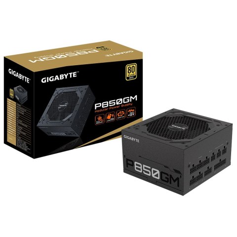 Gigabyte P850GM moduł zasilaczy 850 W 20+4 pin ATX ATX Czarny Gigabyte P850GM moduł zasilaczy 850 W 20+4 pin ATX ATX Czarny