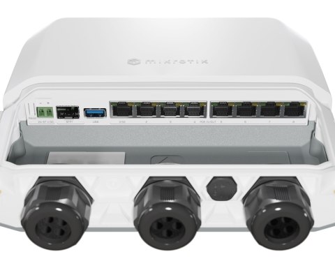 Mikrotik RB5009UPr+S+OUT ruter 2.5 Gigabit Ethernet, Gigabit Ethernet Biały Mikrotik RB5009UPr+S+OUT ruter 2.5 Gigabit Ethernet, Gigabit Ethernet Biały