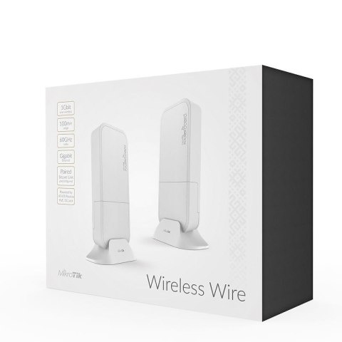 Mikrotik RBWAPG-60ADKIT punkt dostępowy WLAN 1000 Mbit/s Biały Obsługa PoE Mikrotik RBWAPG-60ADKIT punkt dostępowy WLAN 1000 Mbit/s Biały Obsługa PoE