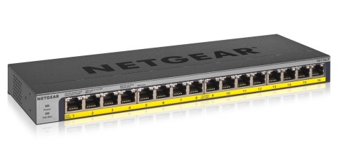 NETGEAR GS116LP Nie zarządzany Gigabit Ethernet (10/100/1000) Obsługa PoE Czarny NETGEAR GS116LP Nie zarządzany Gigabit Ethernet (10/100/1000) Obsługa PoE Czarny