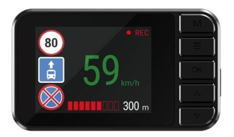 Navitel R385 GPS rejestrator 2K Ultra HD USB Czarny Navitel R385 GPS rejestrator 2K Ultra HD USB Czarny