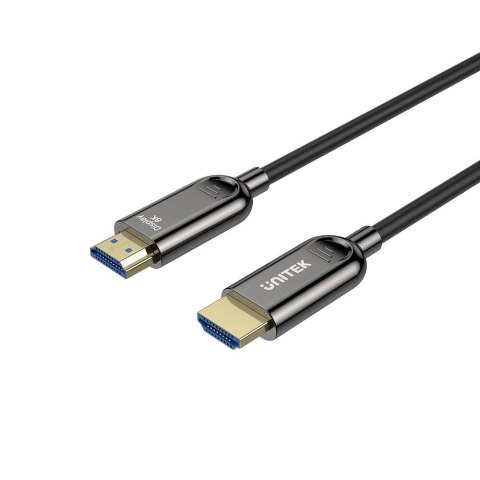 UNITEK KABEL OPTYCZNY HDMI 2.1 Active Optical Cable 8K / 4K 144Hz 10M UNITEK KABEL OPTYCZNY HDMI 2.1 Active Optical Cable 8K / 4K 144Hz 10M