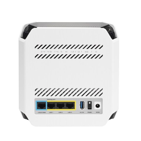 ASUS ROG Rapture GT6 Tri-band (2.4 GHz/5 GHz/5 GHz) Wi-Fi 6 (802.11ax) Biały 4 Wewnętrzne ASUS ROG Rapture GT6 Tri-band (2.4 GHz/5 GHz/5 GHz) Wi-Fi 6 (802.11ax) Biały 4 Wewnętrzne