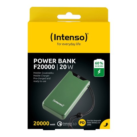 Intenso 7332057 bank mocy Litowo-polimerowy (LiPo) 20000 mAh Zielony Intenso 7332057 bank mocy Litowo-polimerowy (LiPo) 20000 mAh Zielony